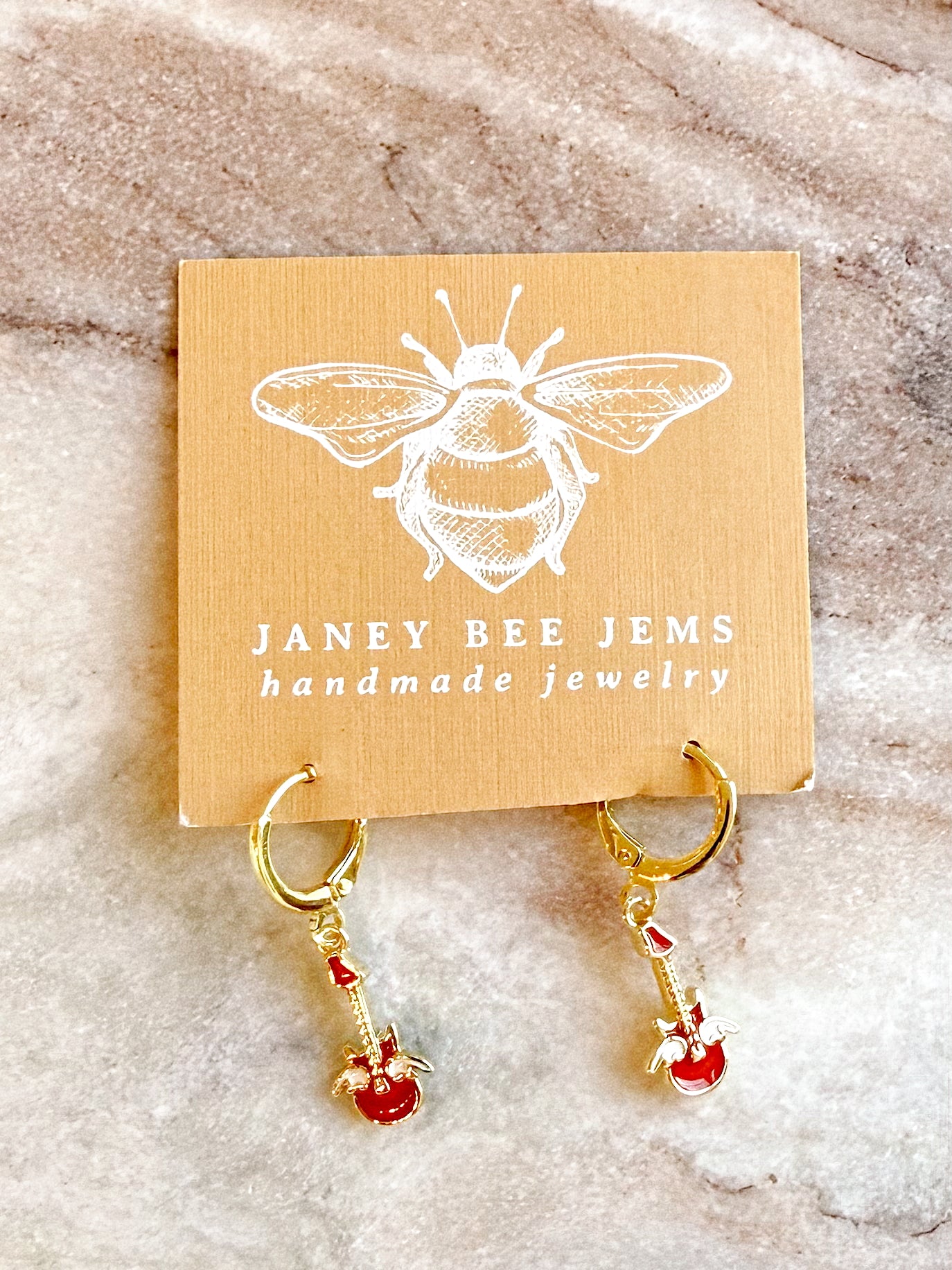 RED ELECTRIC GUITAR HUGGIES