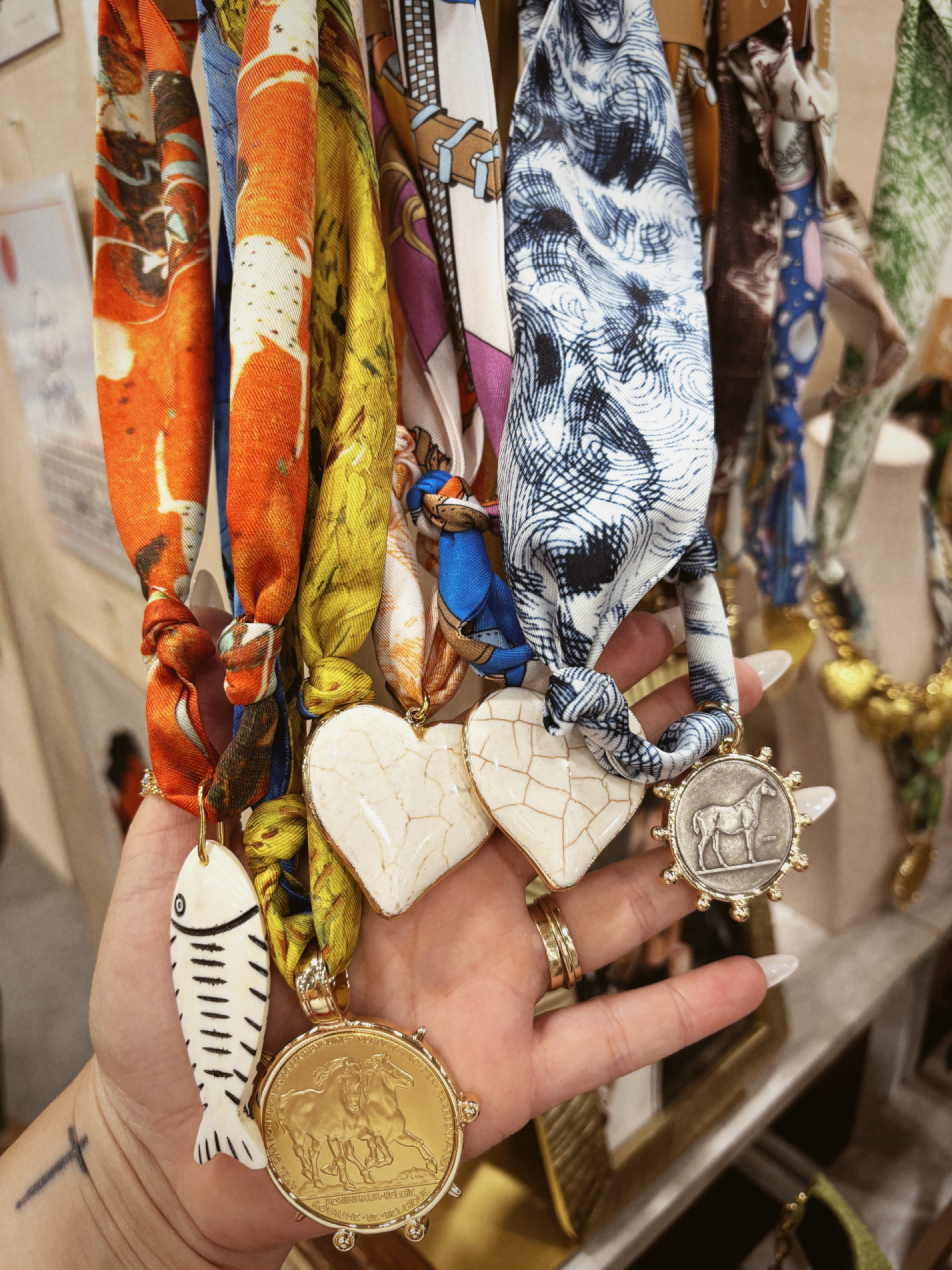 MYSTERY SCARF NECKLACE