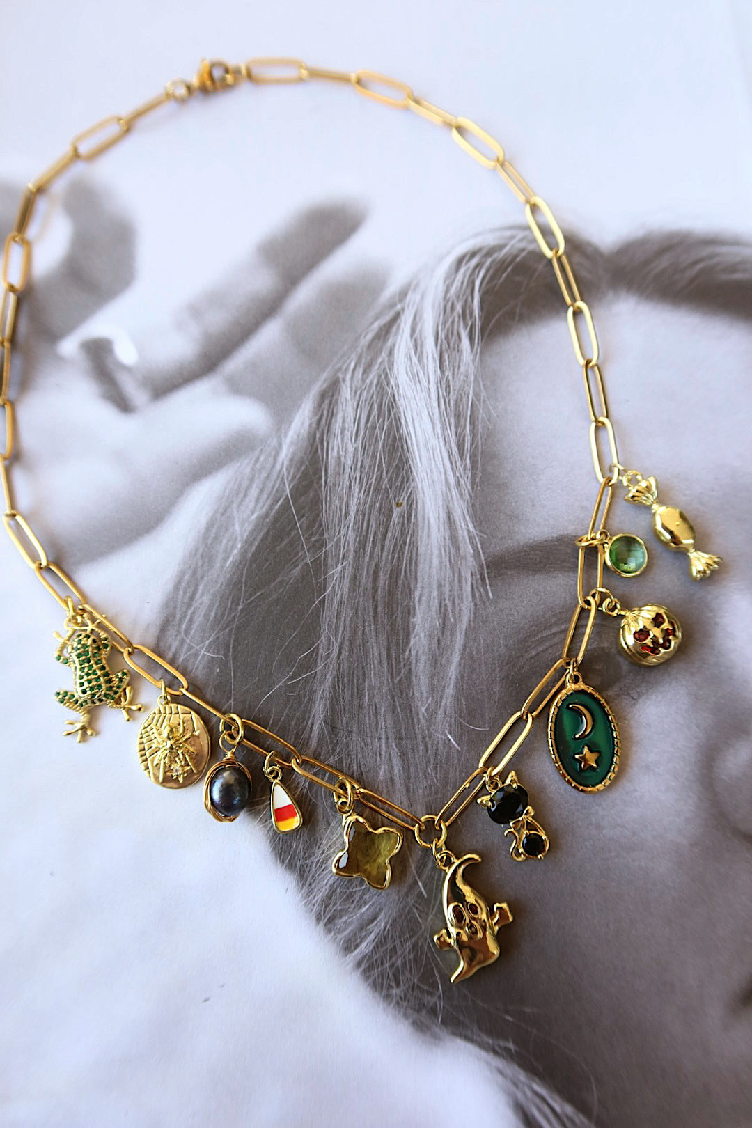 SPOOKY SEASON CHARM NECKLACE