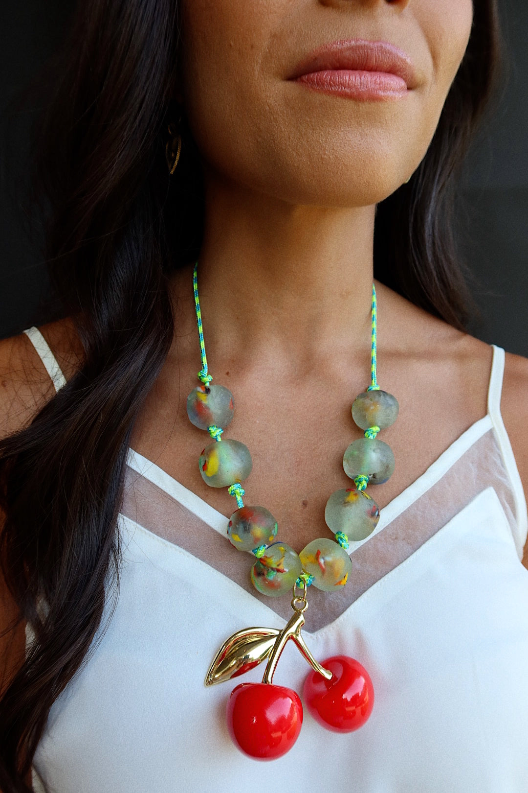 CHERRY BOMB (COLORFUL BEADS ON CORD)