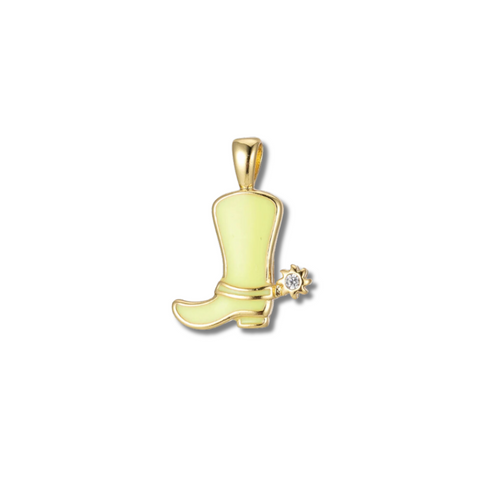 YELLOW BOOT CHARM