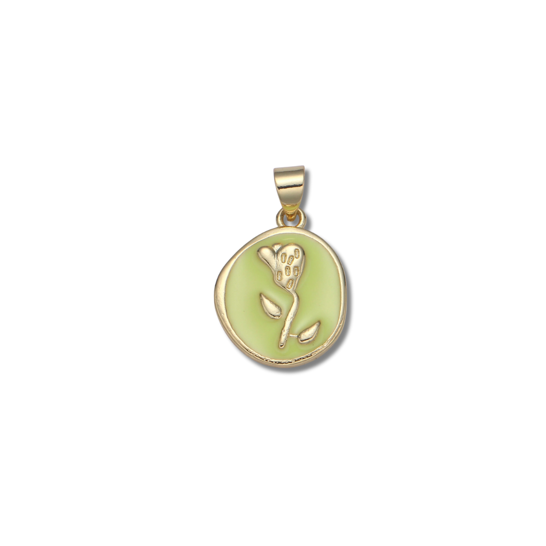 YELLOW TULIP CHARM (M)